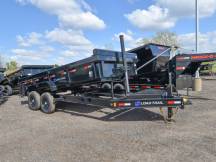 DL 83"x16' 14K w/Telescopic Hoist & 24" Sides Dump Trailer Photo Thumbnail 1