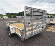 82"x12' Aluminum Utility Trailer w/HD Package Photo Thumbnail 2