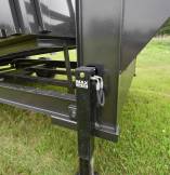 83"x14' w/48" Sides & Telescopic Cylinder Gooseneck Dump Trailer Photo Thumbnail 3