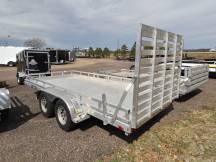 2020 Aluma 7816 ESA Aluminum Tandem Axle Utility Trailer Photo Thumbnail 3