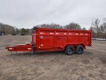 83"X16' 20k (Super Singles)  w/48" Sides Dump Trailer Photo Thumbnail 1