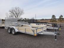 82"x16' w/HD Package Aluminum Utility Trailer Photo Thumbnail 1