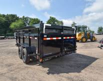 83"x16' w/48" Sides Dump Trailer Photo Thumbnail 2