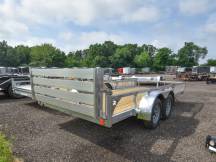 82"x16' w/HD Package, SRR & Bi-Fold Ramp Aluminum ATV/Utility Trailer Photo Thumbnail 2