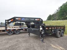 83"x14 w/24" Sides Gooseneck Dump Trailer Photo Thumbnail 1