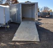 7.5x23' Drive In/Out Snowmobile/UTV Enclosed Trailer Photo Thumbnail 3