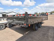 DZ 96X16 14K w/Fold Down Sides Deckover Dump Trailer Photo Thumbnail 2
