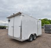 8.5'x16' Enclosed Cargo Trailer w/Ladder Racks Photo Thumbnail 2