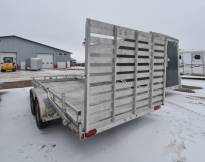 2020 Aluma 7816 ESA Aluminum Tandem Axle Utility Trailer Photo Thumbnail 4