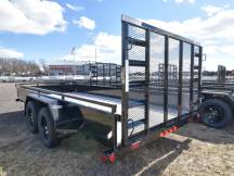 83"x16' Utility Trailer w/Solid Sides Photo Thumbnail 2