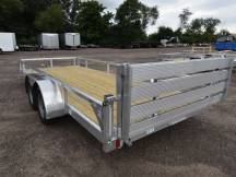 82"X18' w/HD Package Aluminum Utility Trailer Photo Thumbnail 2
