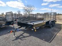 83"x16' Utility Trailer w/Solid Sides Photo Thumbnail 1