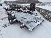 77"x12' 7K Scissor Hauler Trailer Photo Thumbnail 2