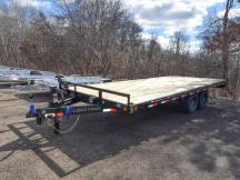 102"x20' Deckover Equipment Trailer Photo Thumbnail 1
