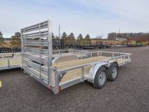 82"x16' w/HD Package Aluminum Utility Trailer Photo Thumbnail 2
