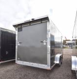 7.5'x21' Drive In/Out Snowmobile/UTV Enclosed Trailer Photo Thumbnail 2