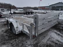 82"x14' w/HD Package & Bi-Fold Ramp Aluminum Utility Trailer Photo Thumbnail 2