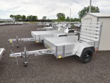 486 w/12" Solid Sides Aluminum Utility Trailer Photo Thumbnail 1