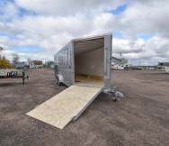 7.5'x27' Drive In/Out Snowmobile/UTV Enclosed Trailer Photo Thumbnail 4
