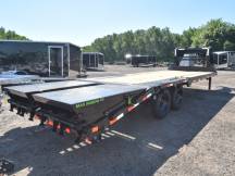102"x20+5' Dove 16k Low Pro Gooseneck Equipment Trailer Photo Thumbnail 3