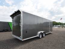 7.5'x29' (24'+5' V) Snowmobile/UTV Enclosed Trailer Photo Thumbnail 3