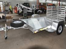 638  Aluminum Utility Trailer w/Aluminum Spare Tire & Mount Photo Thumbnail 2
