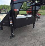 DOX 102"x20+4' Dove Gooseneck Equipment Trailer Photo Thumbnail 4