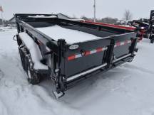 83"x14 w/24" Sides Gooseneck Dump Trailer Photo Thumbnail 3