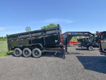 83"x16' 21K w/48" Sides Gooseneck Low-Pro Dump Trailer Photo Thumbnail 1