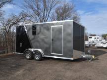 LTF 7.5'x16' Enclosed Cargo Trailer w/Windows & Insulation Photo Thumbnail 1