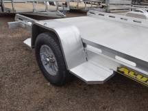7712H Tilt Aluminum Utility Trailer Photo Thumbnail 3