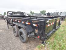 83"x14 w/24" Sides Gooseneck Dump Trailer Photo Thumbnail 2