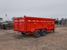 83"X16' 20k (Super Singles)  w/48" Sides Dump Trailer Photo Thumbnail 3