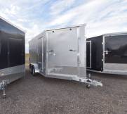 7.5'x19' Drive In/Out Snowmobile/UTV Enclosed Trailer Photo Thumbnail 1