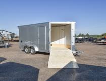 7.5'x19' Drive In/Out Snowmobile/UTV Trailer Photo Thumbnail 3