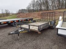Road Warrior 83"x14' w/Side Rail Ramps Steel Utility/ATV Trailer Photo Thumbnail 1