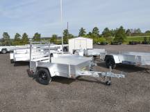 486  Aluminum Utility Trailer w/12" Solid Sides Photo Thumbnail 1