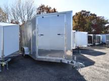 7.5x23' Drive In/Out Snowmobile/UTV Enclosed Trailer Photo Thumbnail 1