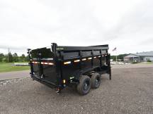 DG 83"x14' 14K Low-Pro w/48" Sides Gooseneck Dump Trailer Photo Thumbnail 4