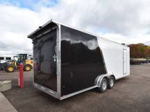 7.5'x29' (24'+5' V) Snowmobile/UTV Enclosed Trailer Photo Thumbnail 3