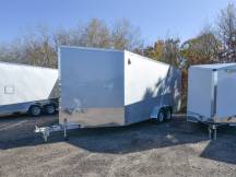 7.5x23' Drive In/Out Snowmobile/UTV Enclosed Trailer Photo Thumbnail 4