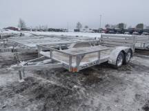 82"x14' w/HD Package & Bi-Fold Ramp Aluminum Utility Trailer Photo Thumbnail 1