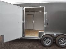 LTF 7'x18' Aluminum Enclosed Cargo Trailer w/Escape Door Photo Thumbnail 2