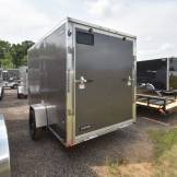 ECO 6'x12' Aluminum Enclosed Cargo Trailer **Price Reduced For Small Dent Photo Thumbnail 3