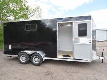 7'x18' Enclosed Cargo Trailer w/Windows Photo Thumbnail 3