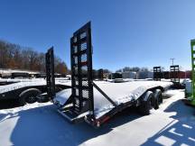 **DEMO H8X 102"x18'+2' Dove 16K Equipment Trailer Photo Thumbnail 2