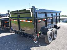 DL 83"x14' 14K w/48" Side Dump Trailer Photo Thumbnail 2