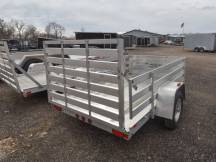 2012 Aluma 638 w/24" Open Sides Aluminum Utility Trailer Photo Thumbnail 3