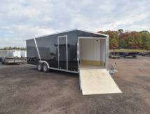 8.5'x26' Drive In/Out Snowmobile/UTV Enclosed Trailer Photo Thumbnail 3