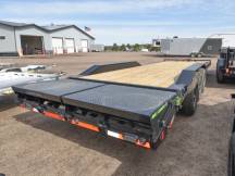 102"x23+3' Dove 21K w/Max Ramps Equipment Trailer Photo Thumbnail 3